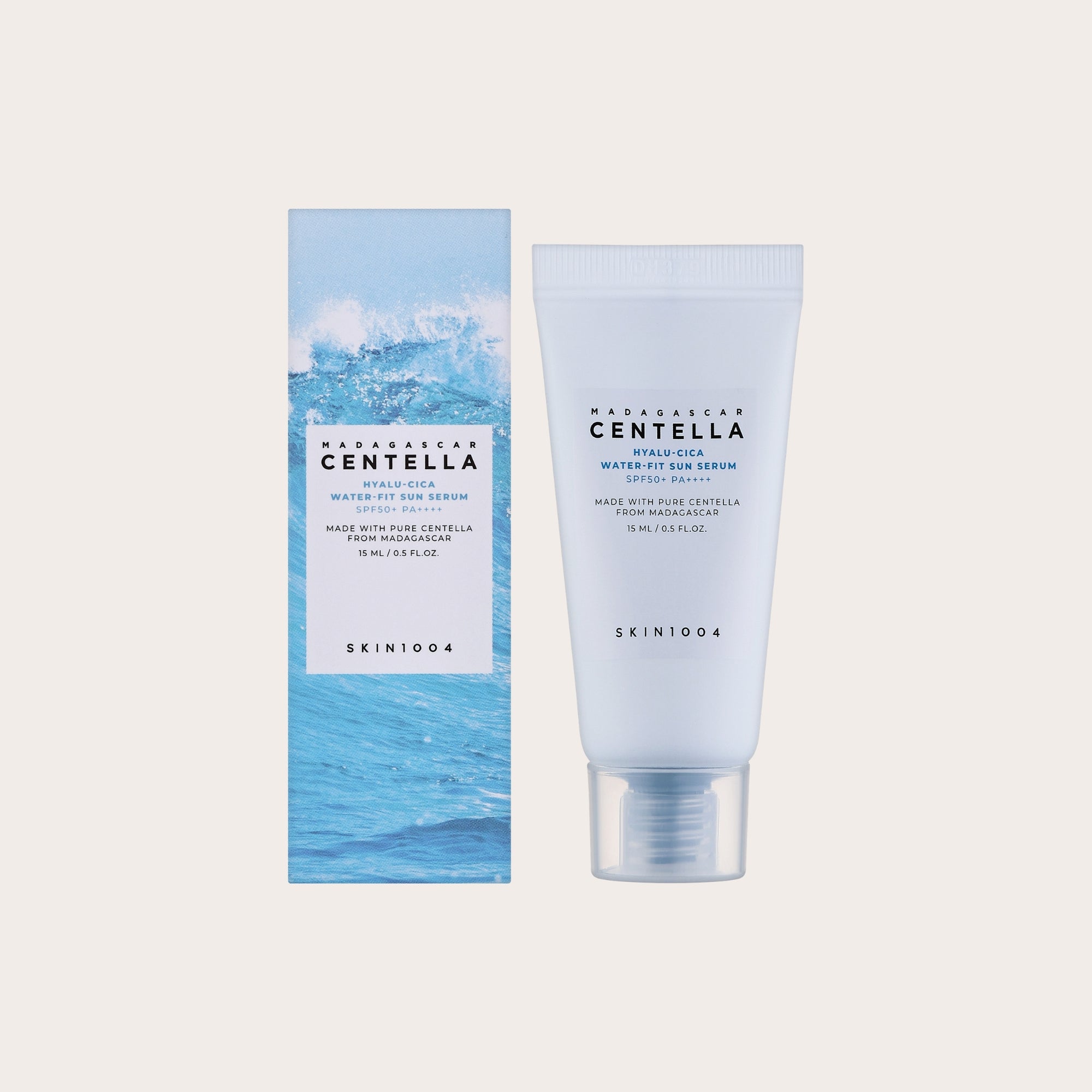 SKIN1004 Madagascar Centella Hyalu-Cica Water-Fit Sun Serum – apsauginis kremas nuo saulės