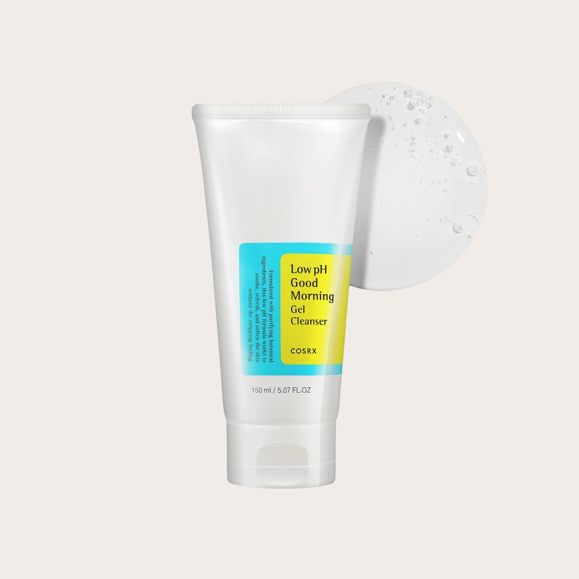 COSRX Low pH Good Morning Gel Cleanser – švelnus veido prausiklis