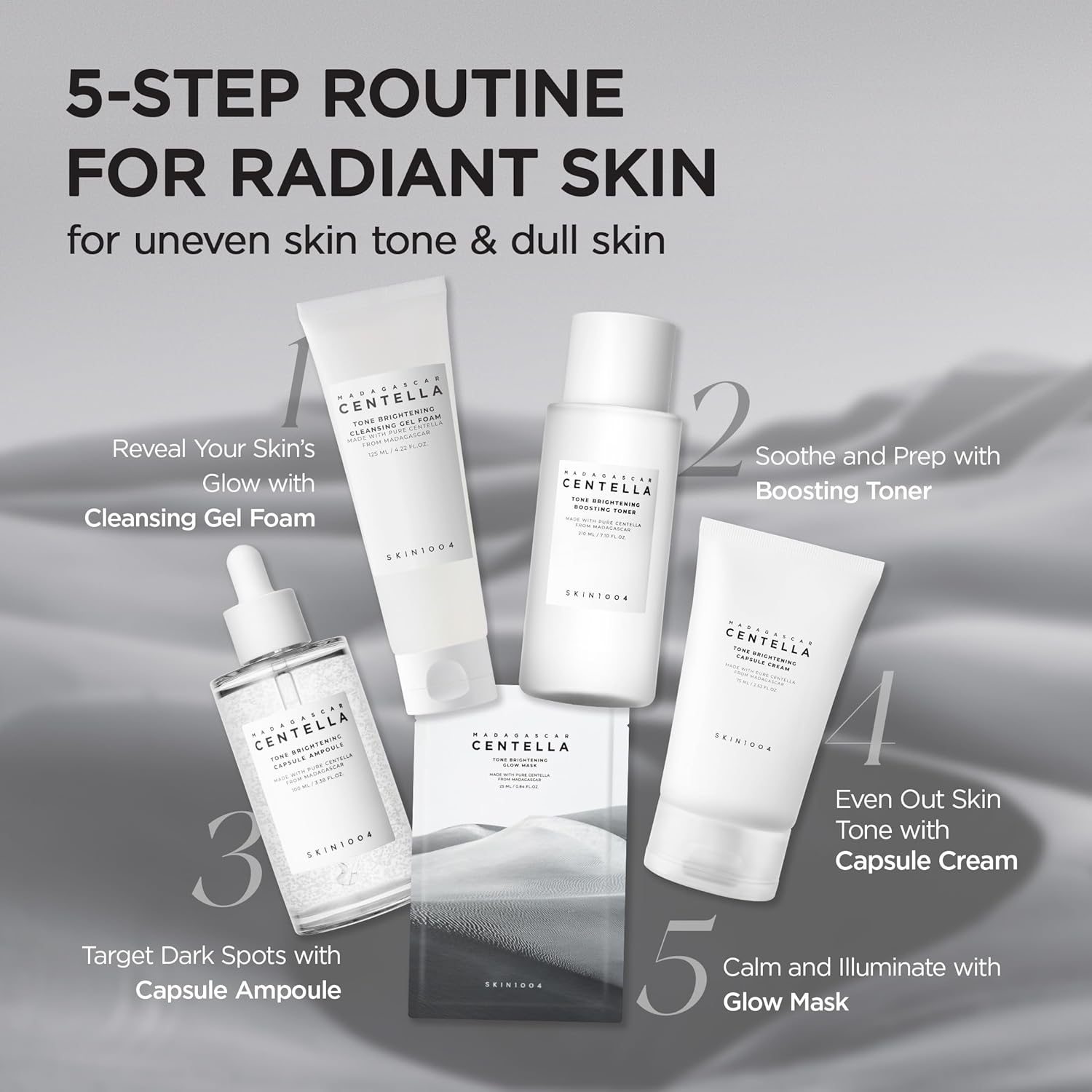 Madagascar Centella Tone Brightening Boosting Toner – skaistinantis veido tonikas