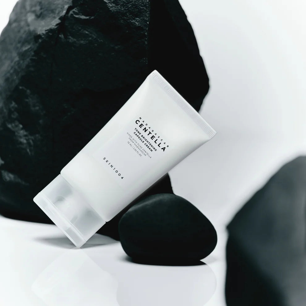 Madagascar Centella Tone Brightening Capsule Cream – skaistinantis ir veido toną lyginantis kremas