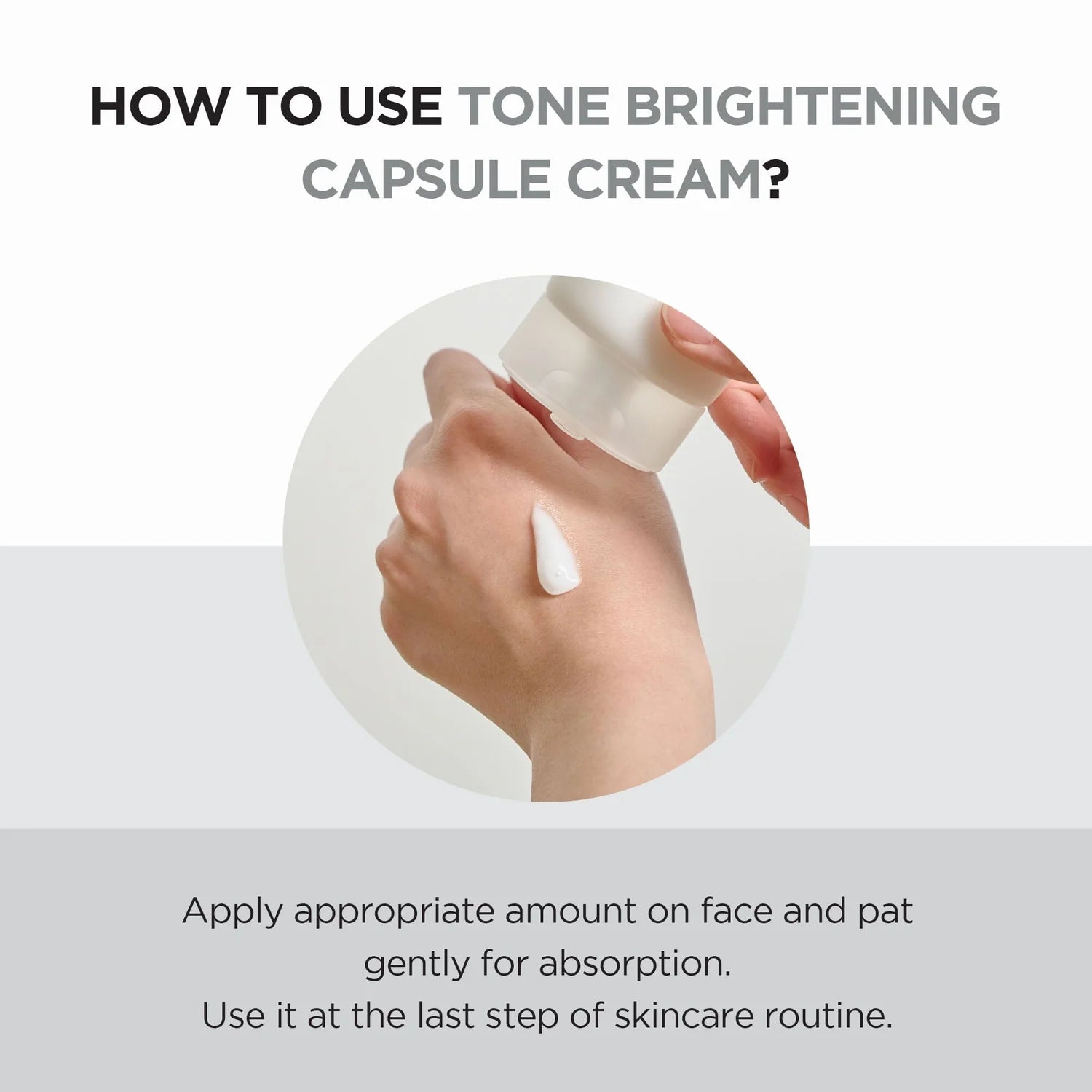 Madagascar Centella Tone Brightening Capsule Cream – skaistinantis ir veido toną lyginantis kremas