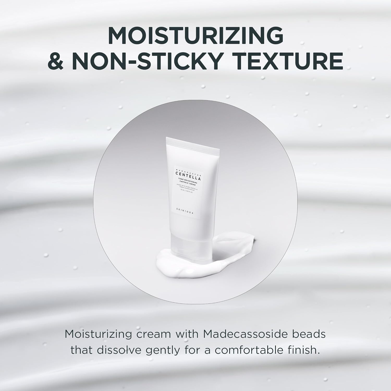 Madagascar Centella Tone Brightening Capsule Cream – skaistinantis ir veido toną lyginantis kremas