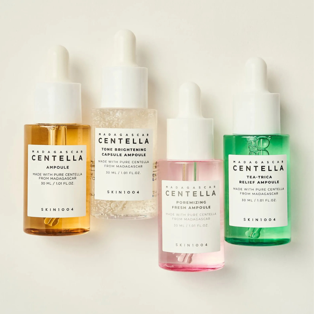 Madagascar Centella Ampoule Kit – mini ampulių rinkinys skirtingiems odos poreikiams