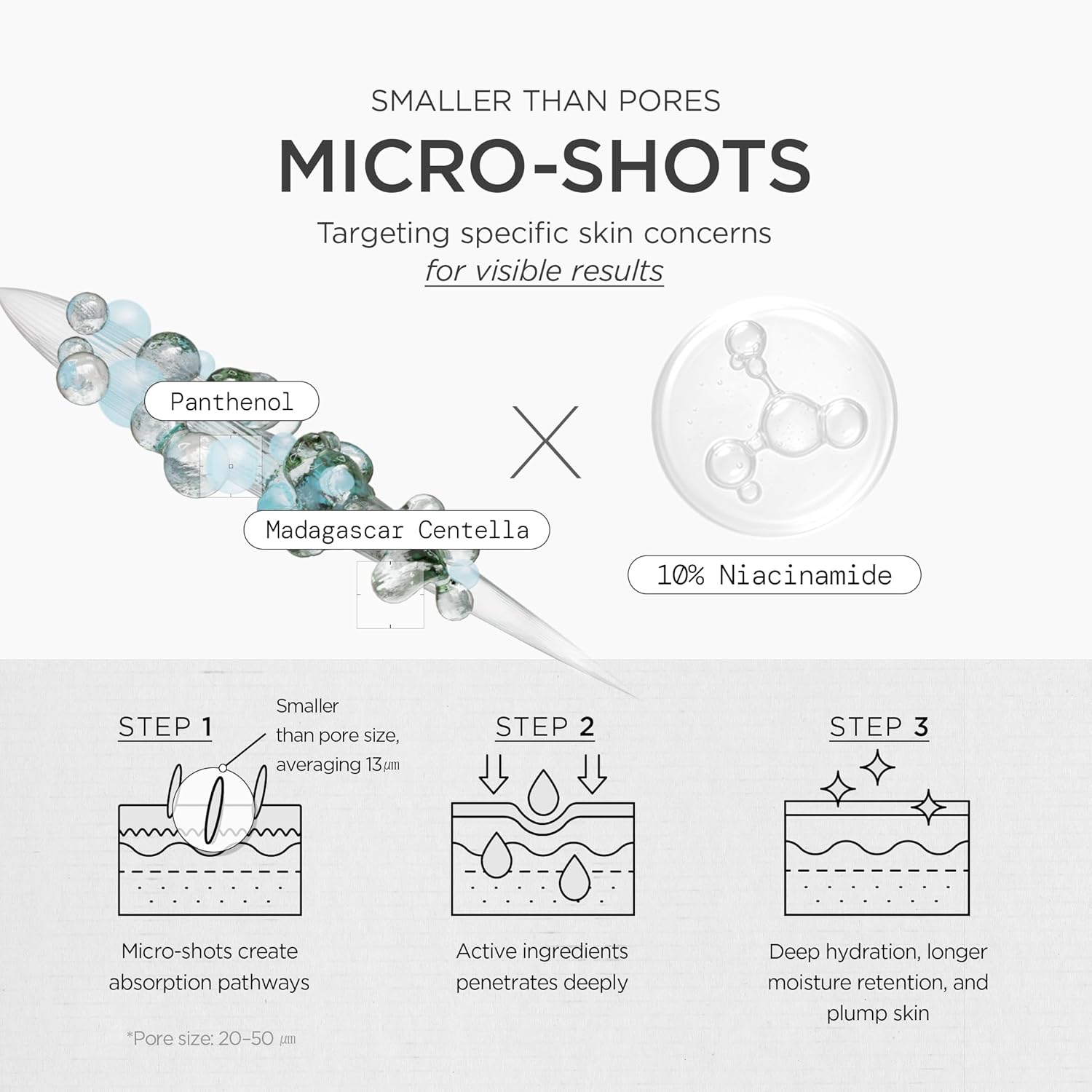 Madagascar Centella Niacinamide 10 Boosting Shot Ampoule – tonizuojanti ir spindesio suteikianti ampulė