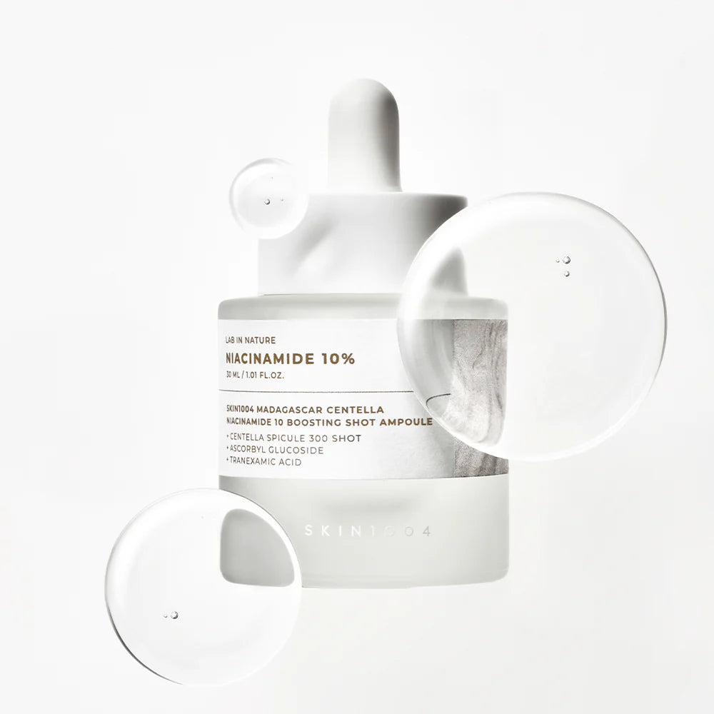 Madagascar Centella Niacinamide 10 Boosting Shot Ampoule – tonizuojanti ir spindesio suteikianti ampulė