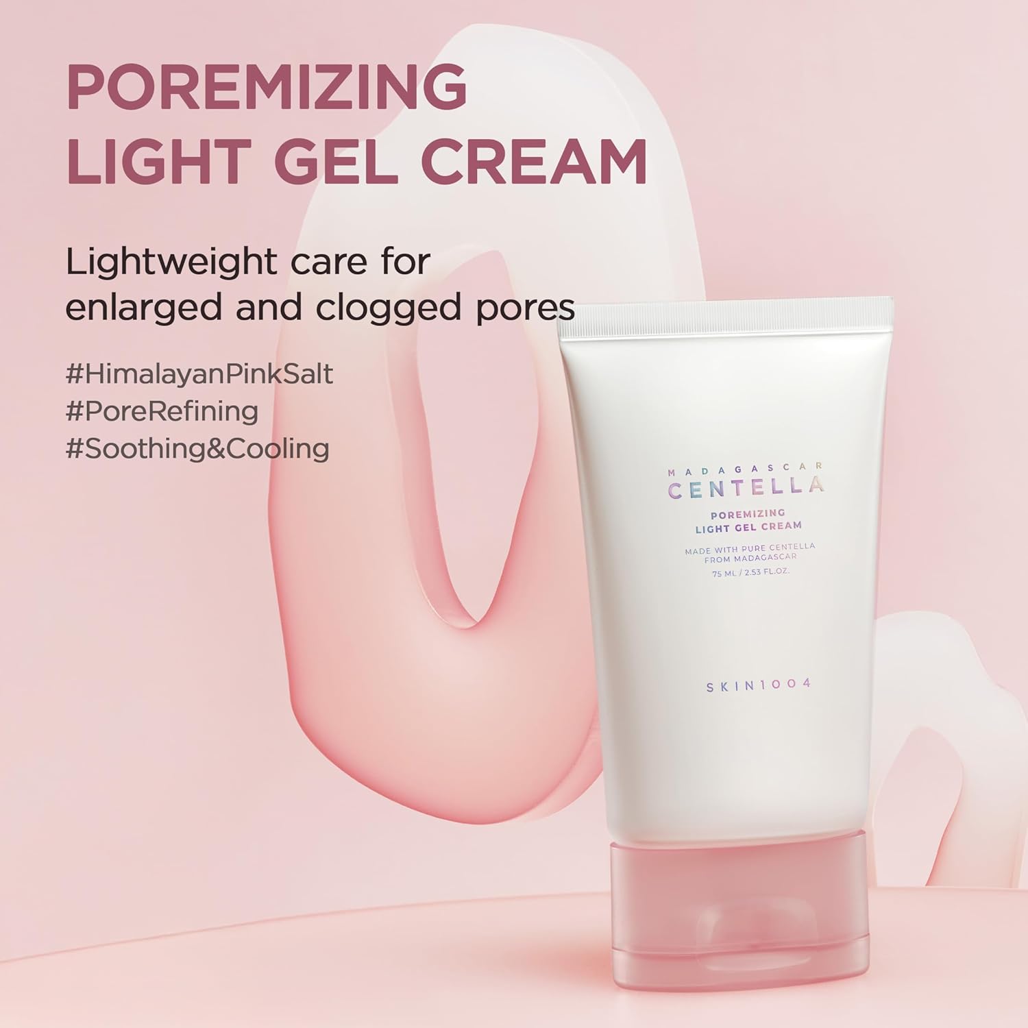 Madagascar Centella Poremizing Light Gel Cream – gaivinantis lengvas drėkinantis veido kremas
