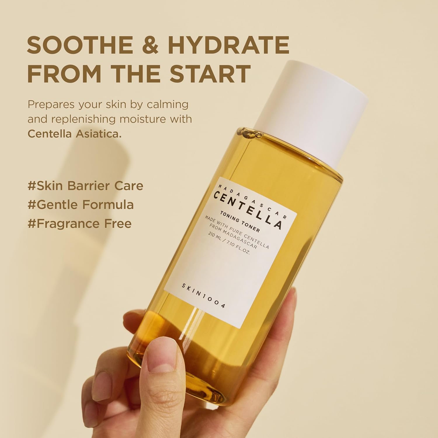 Madagascar Centella Toning Toner – švelnus kasdienis veido tonikas su PHA rūgštimi