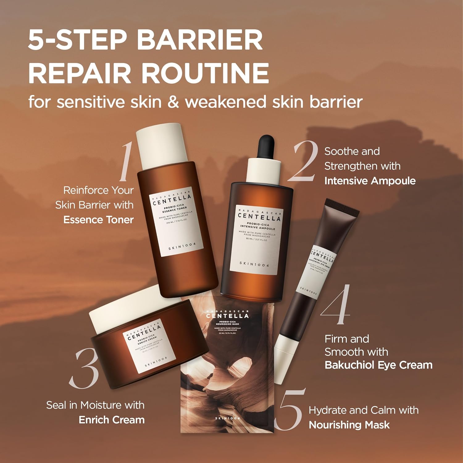 Madagascar Centella Probio-Cica Enrich Cream – odos barjerą atkuriantis veido kremas