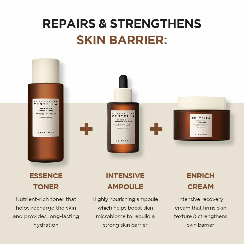 Madagascar Centella Probio-Cica Essence Toner – drėkinantis raminamasis esencijos tipo tonikas