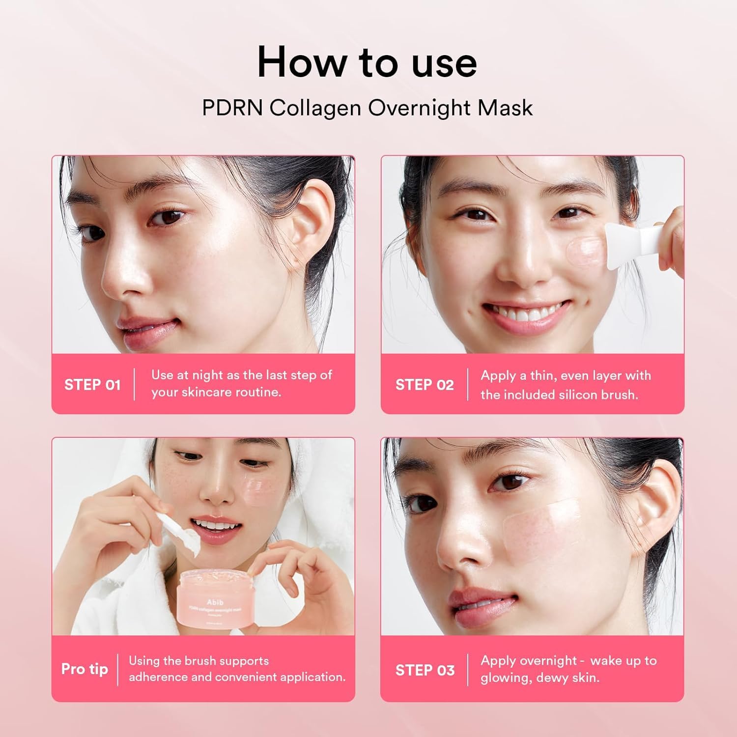 ABIB PDRN Collagen Overnight Mask Firming Jelly – stangrinanti naktinė veido kaukė
