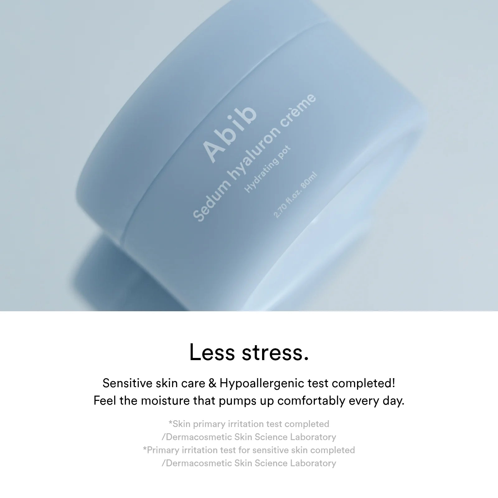 ABIB Sedum Hyaluron Creme Hydrating Pot - raminamasis ir drėkinamasis veido kremas