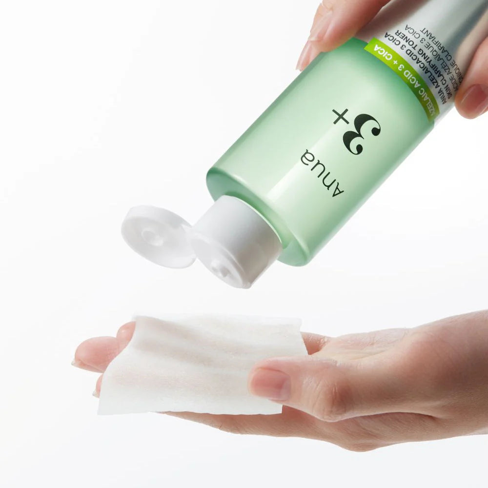 ANUA Azelaic 3 Cica Skin Clarifying Toner – švelnus valomasis tonikas