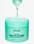 ANUA PDRN 100 Hyaluronic Acid Glow Pad – drėkinamieji ir švytėjimo suteikiantys veido padeliai