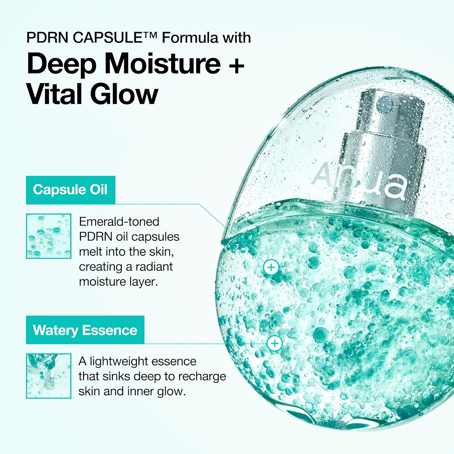 ANUA PDRN Hyaluronic Acid Hydrating Capsule Mist - drėkinamoji veido dulksna