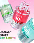 ANUA Serum Discovery Trio - veido serumų rinkinys drėkinimui, pigmentacijos ir raudonio mažinimui