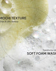 Arencia Green Rice Mochi Cleanser - gaivinantis veido prausiklis su augaliniais ekstraktais