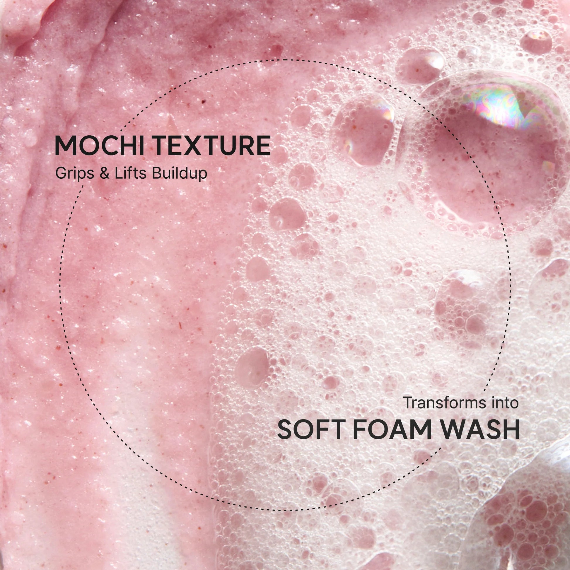 ARENCIA Rosehip Rice Mochi Cleanser - skaistumo suteikiantis veido prausiklis su erškėtuogėmis