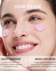 ARENCIA Rosehip Rice Mochi Cleanser - skaistumo suteikiantis veido prausiklis su erškėtuogėmis