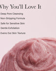 ARENCIA Rosehip Rice Mochi Cleanser - skaistumo suteikiantis veido prausiklis su erškėtuogėmis