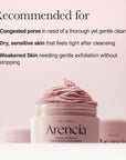 ARENCIA Rosehip Rice Mochi Cleanser - skaistumo suteikiantis veido prausiklis su erškėtuogėmis