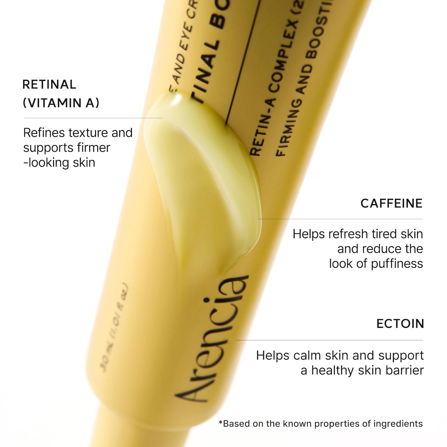 ARENCIA Retinal Booster Shot - naktinė intensyvaus poveikio priemonė su retinaliu