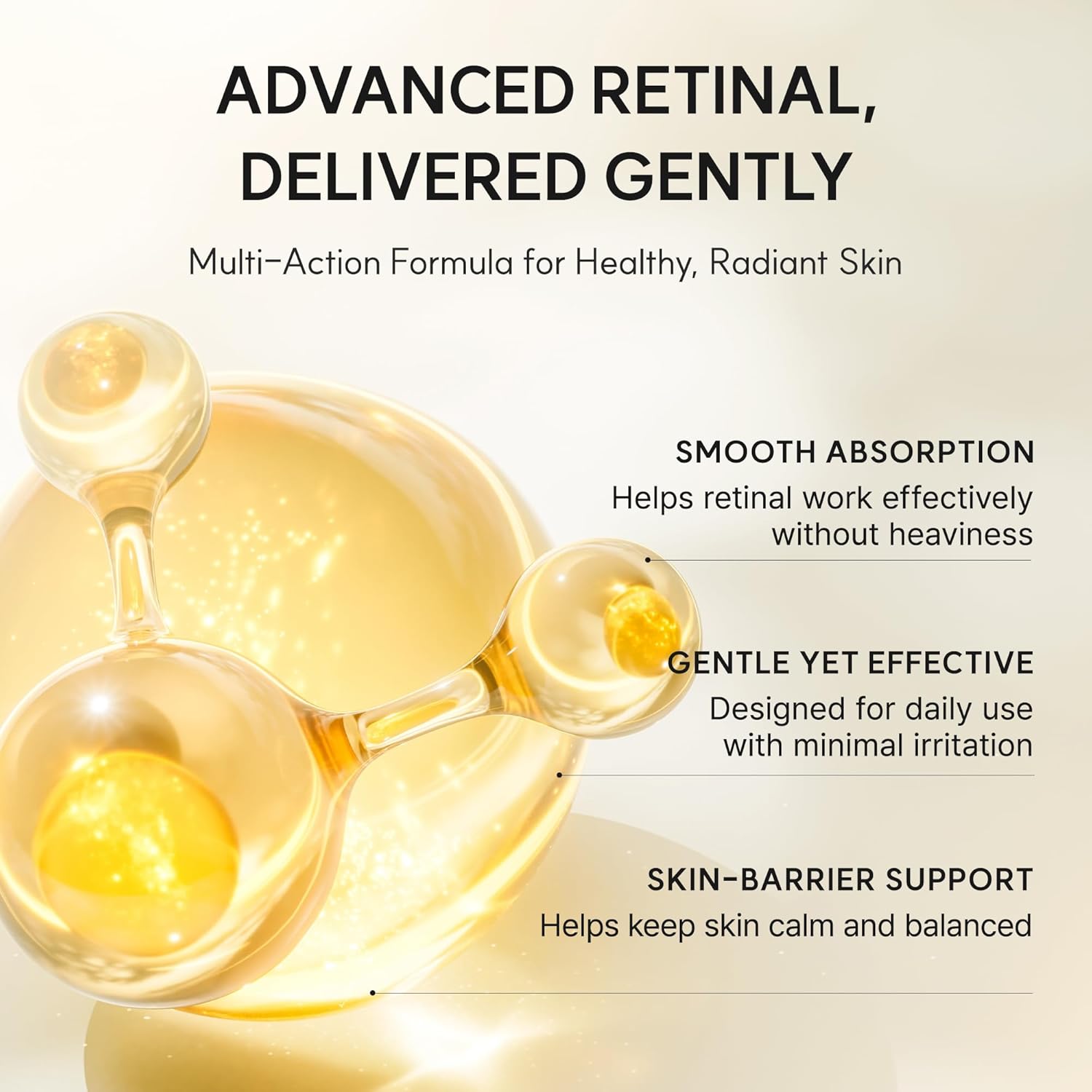ARENCIA Retinal Booster Shot - naktinė intensyvaus poveikio priemonė su retinaliu