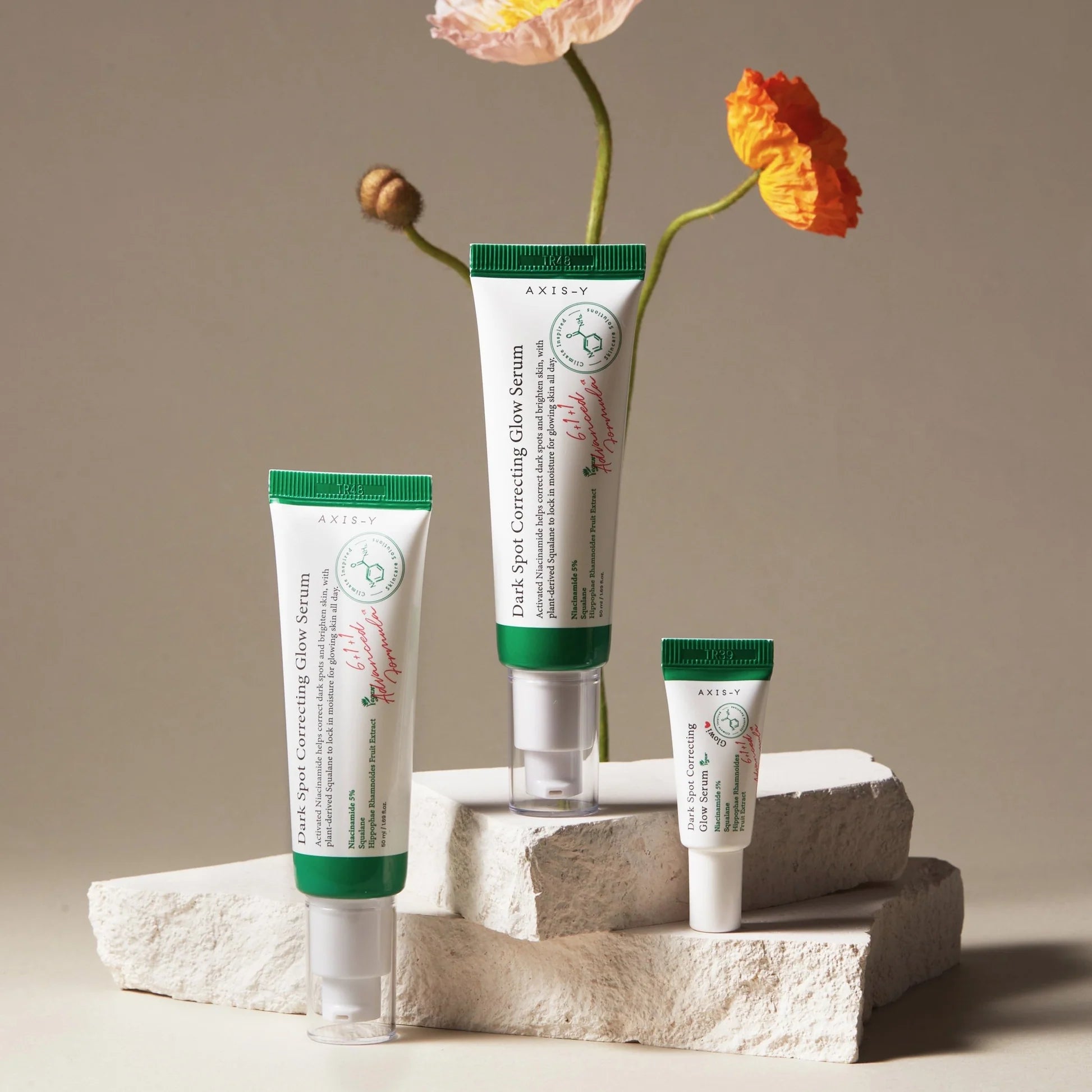 AXIS-Y Dark Spot Correcting Glow Serum – veido serumas