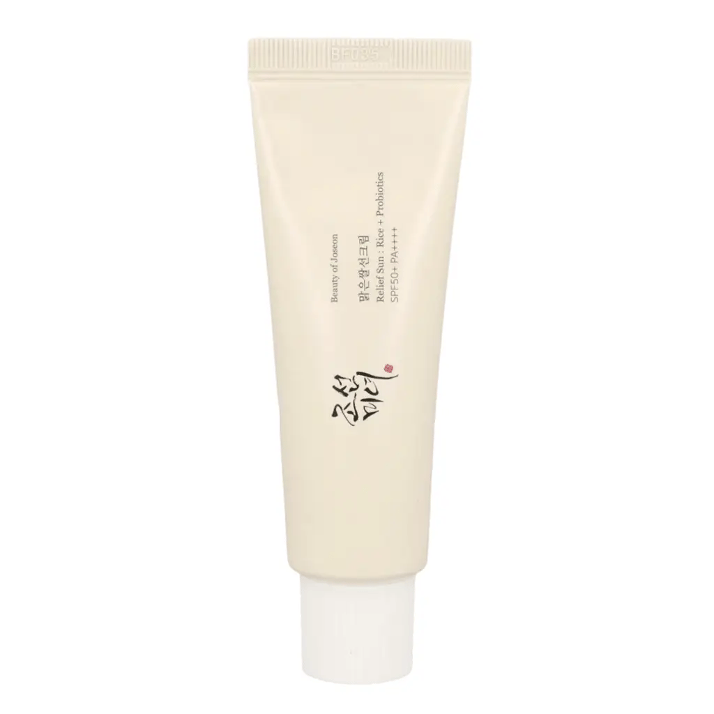 BEAUTY OF JOSEON Relief Sun Rice + Probiotics SPF50+ – drėkinantis apsauginis kremas nuo saulės