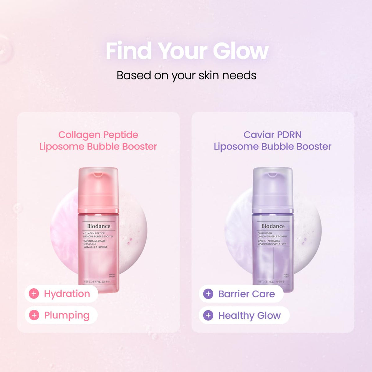BIODANCE Caviar PDRN Liposome Bubble Booster – atkuriantis veido odos paruošimo boosteris su PDRN