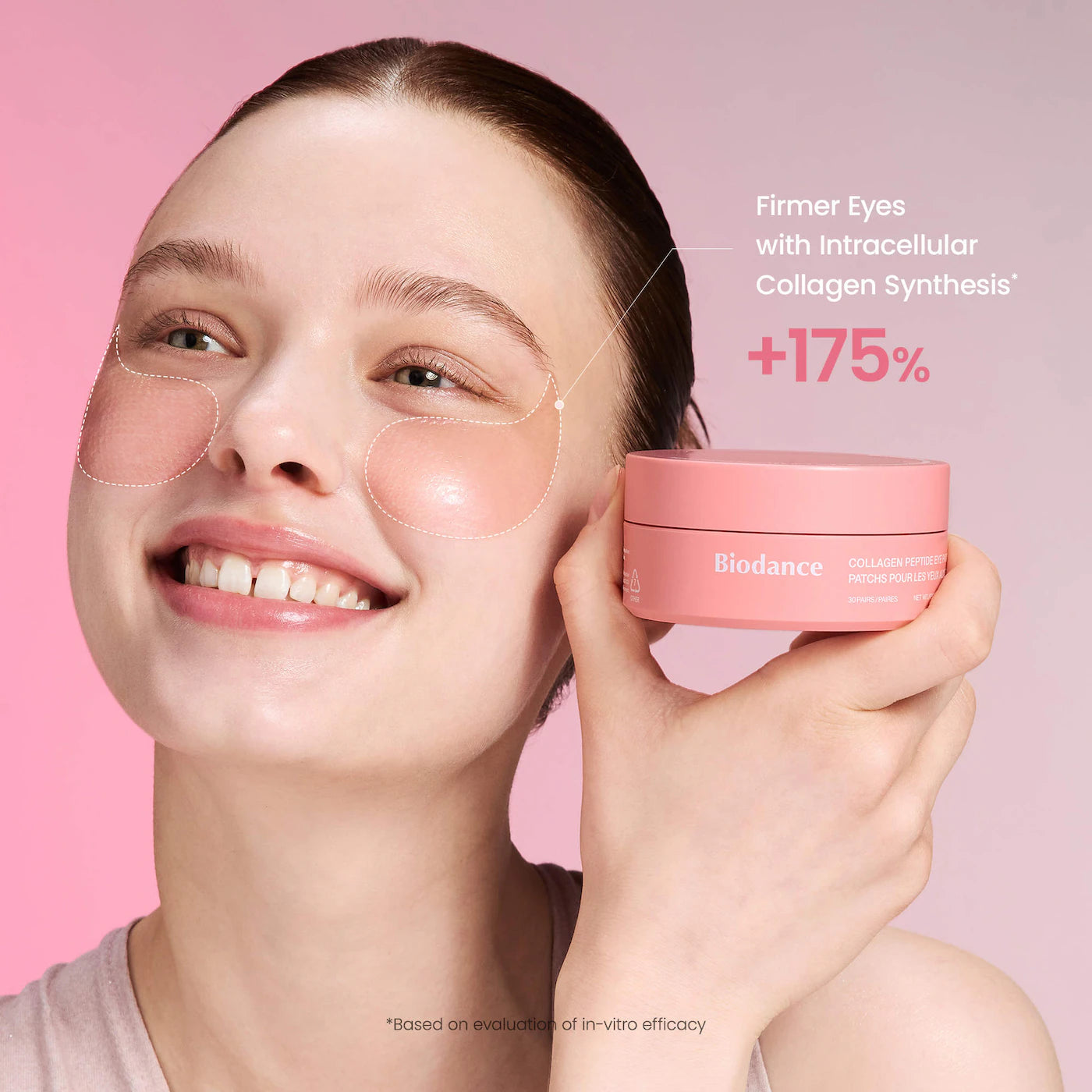 BIODANCE Collagen Peptide Eye Patches – stangrinantys paakių padeliai