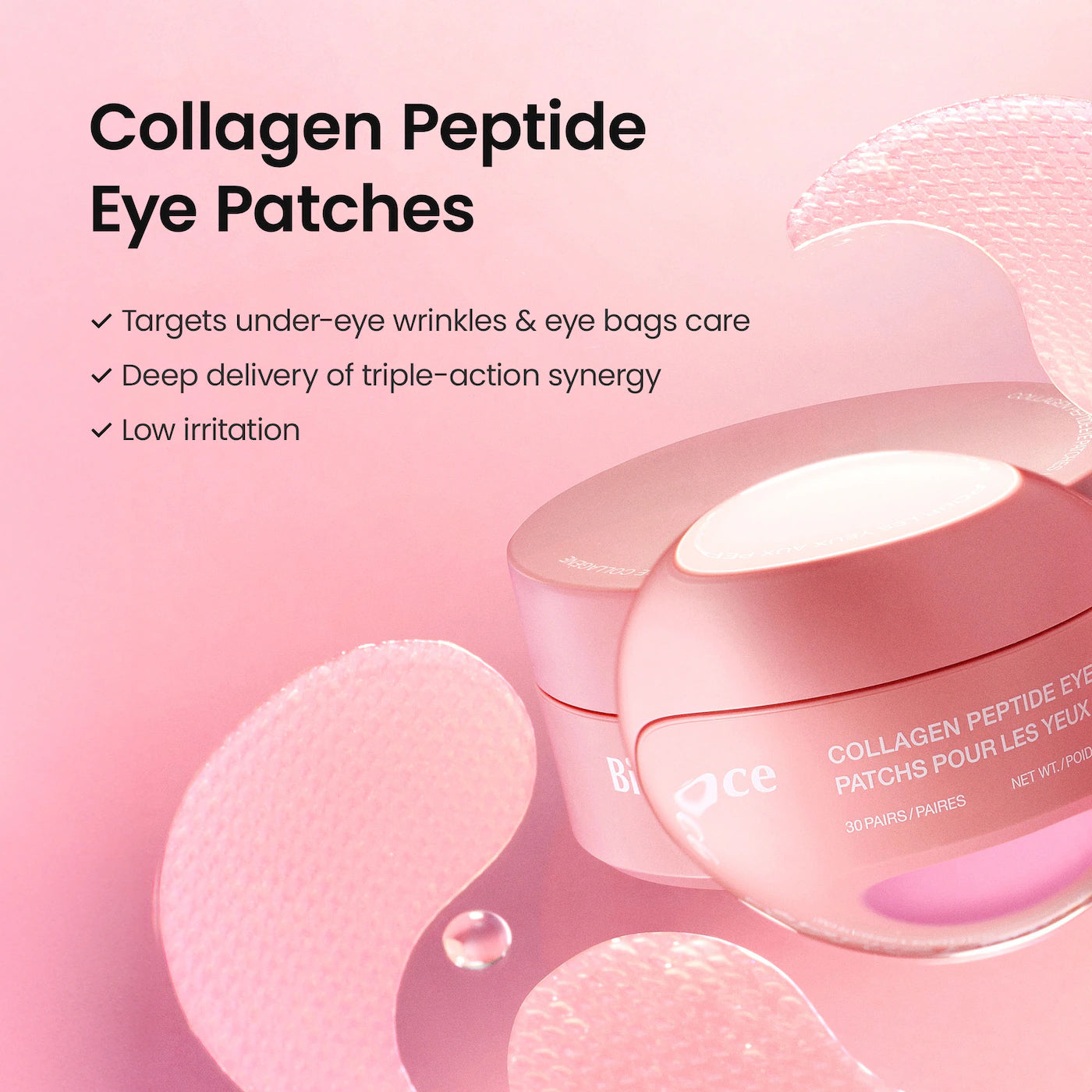 BIODANCE Collagen Peptide Eye Patches – stangrinantys paakių padeliai