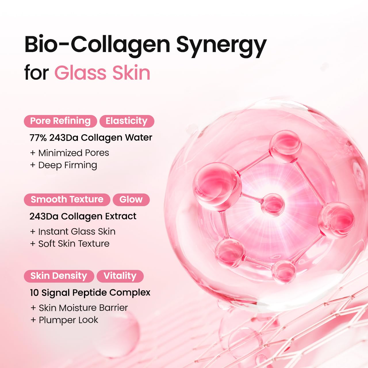 BIODANCE Collagen Peptide Jelly Serum Mist – stangrinanti seruminė veido dulksna + DOVANA