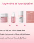 BIODANCE Collagen Peptide Liposome Bubble Booster – stangrinantis veido odos paruošimo boosteris su kolagenu ir peptidais