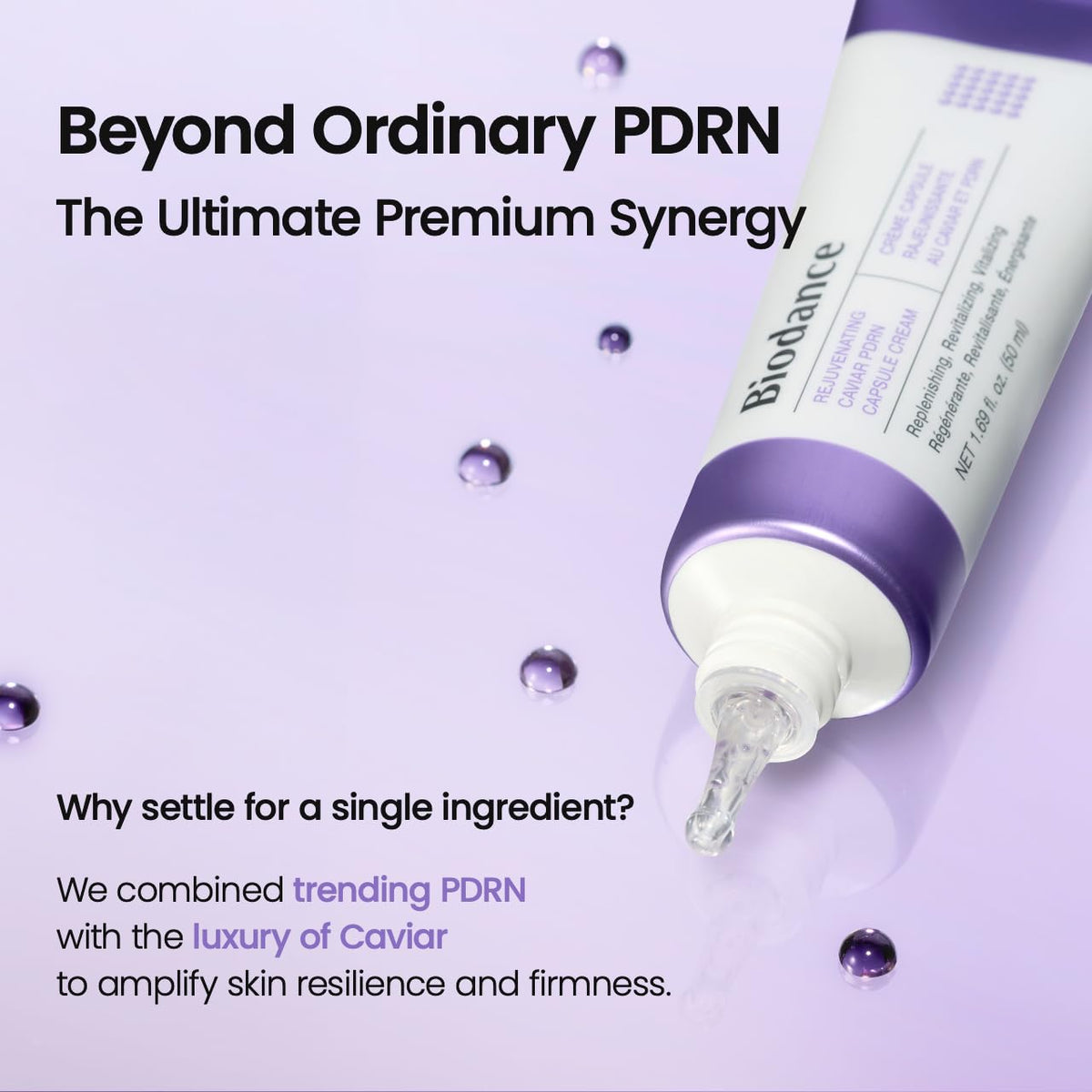 BIODANCE Rejuvenating Caviar PDRN Capsule Cream – atkuriamasis veido kremas su PDRN