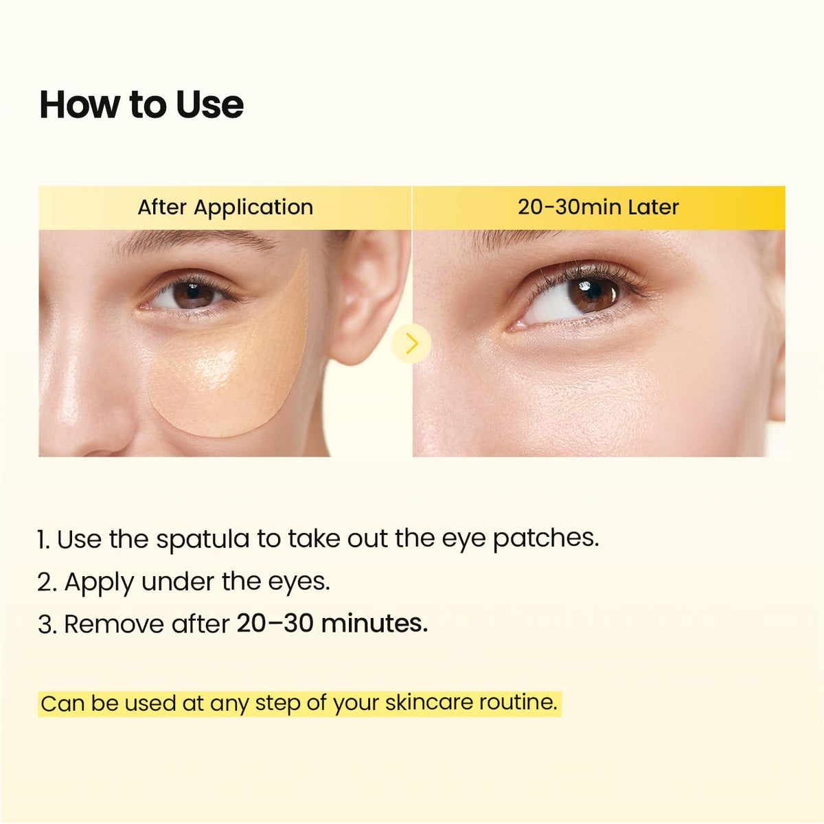 BIODANCE Vita Niacinamide Eye Patches – šviesinantys paakių padeliai nuo patamsėjimų