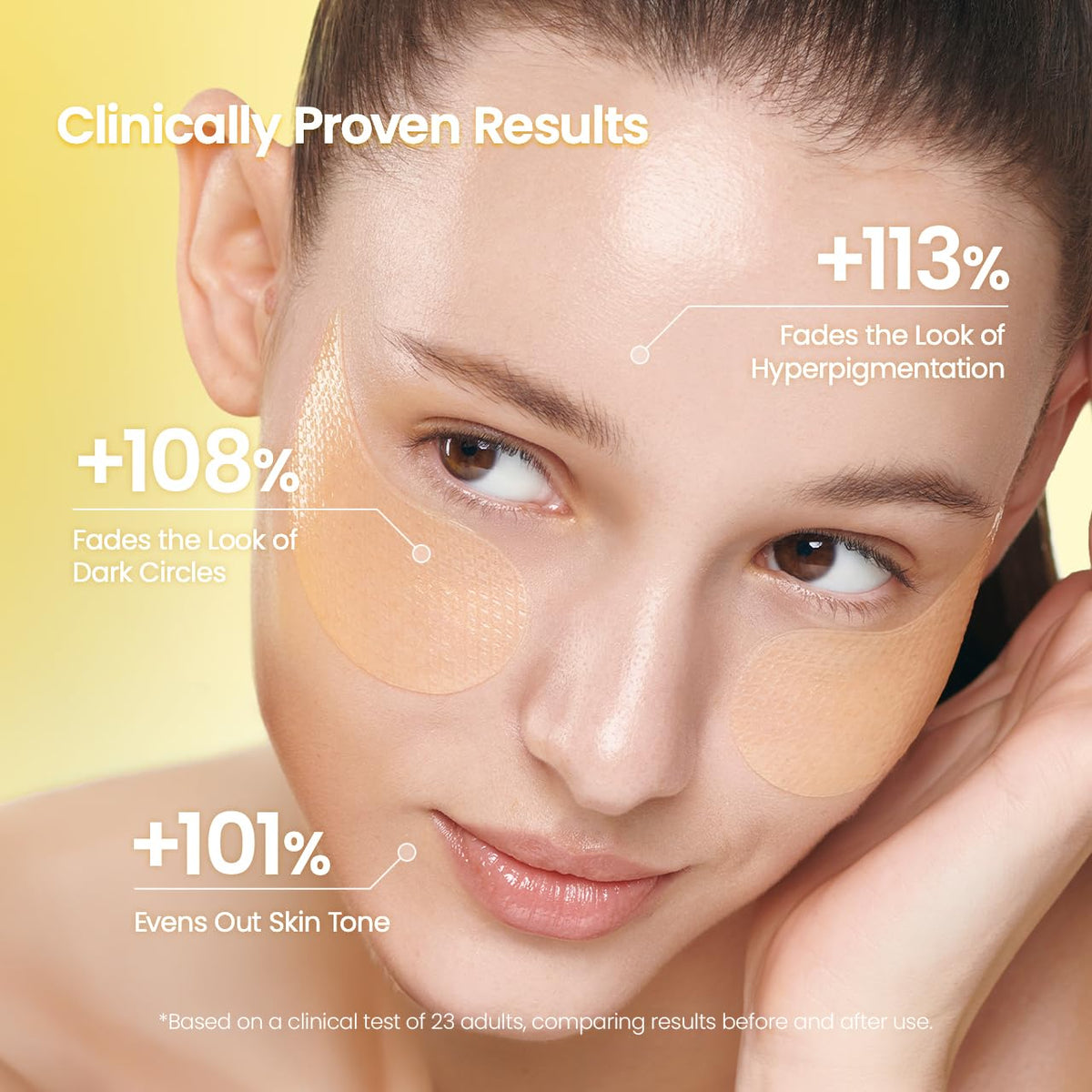 BIODANCE Vita Niacinamide Eye Patches – šviesinantys paakių padeliai nuo patamsėjimų