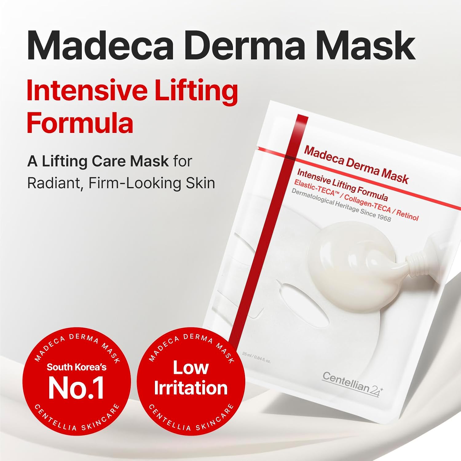 CENTELLIAN24 Madeca Derma Mask Intensive Lifting Formula – liftinguojanti veido kaukė
