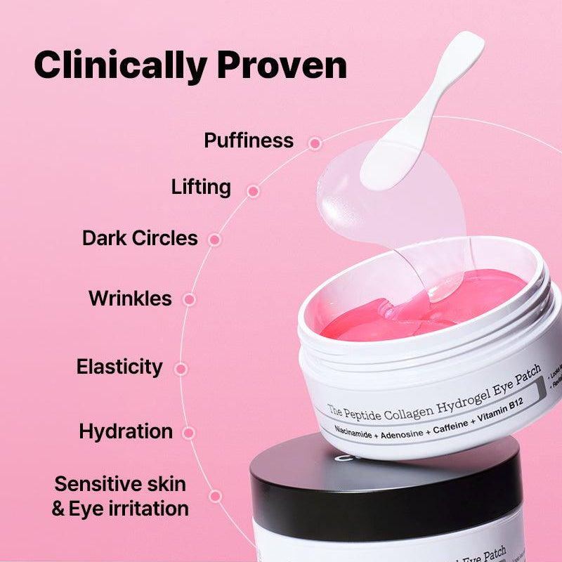 COSRX The Peptide Collagen Hydrogel Eye Patch – stangrinantys ir drėkinantys paakių padeliai