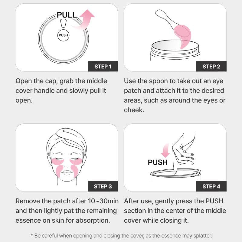 COSRX The Peptide Collagen Hydrogel Eye Patch – stangrinantys ir drėkinantys paakių padeliai