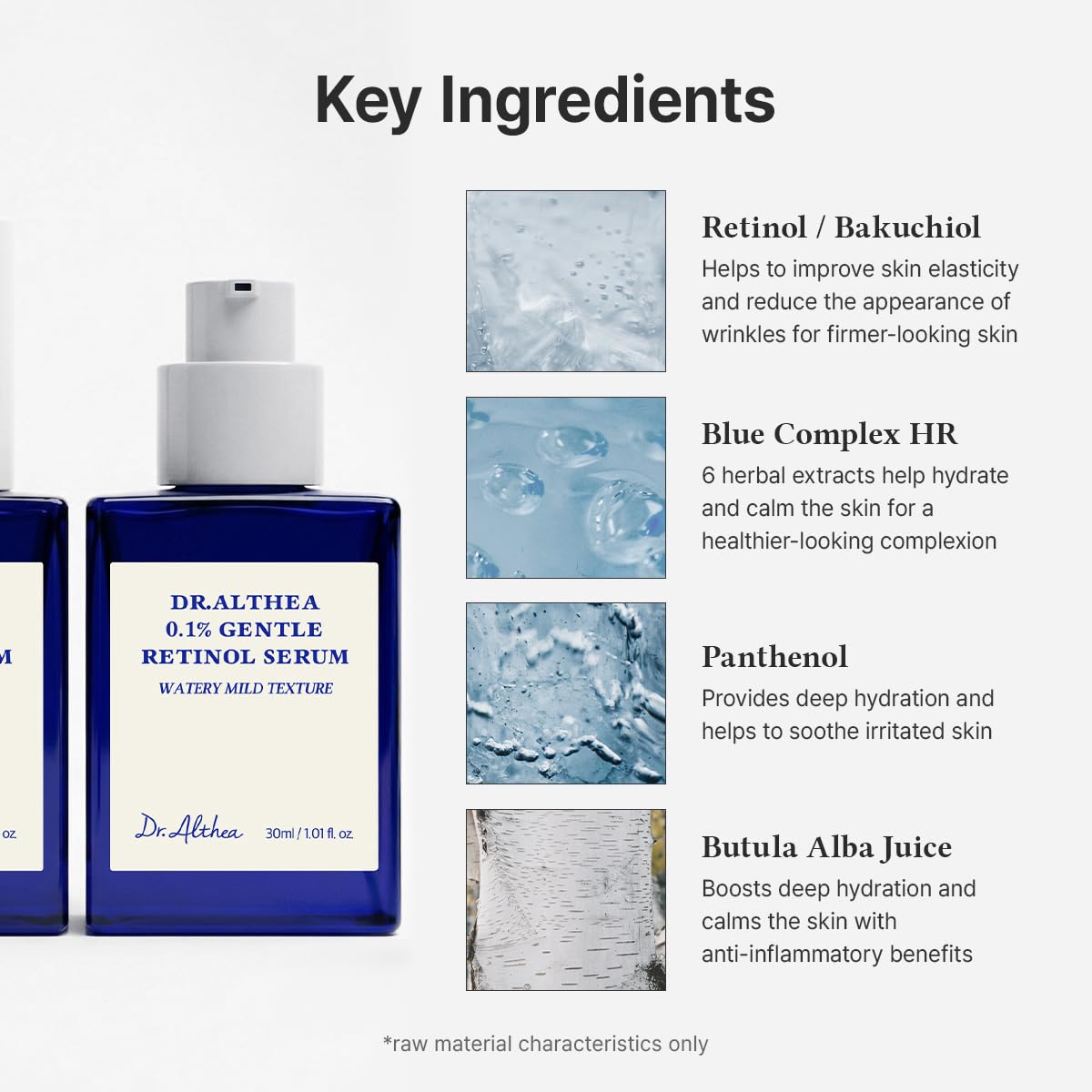 DR.ALTHEA 0.1 Gentle Retinol Serum – serumas su 0,1 % retinoliu