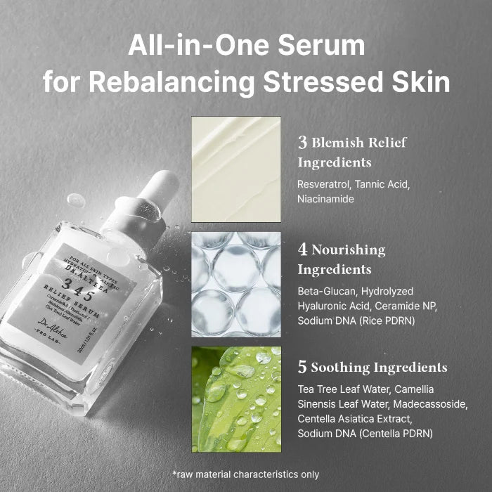DR.ALTHEA 345 Relief Serum – raminantis ir drėkinantis veido serumas