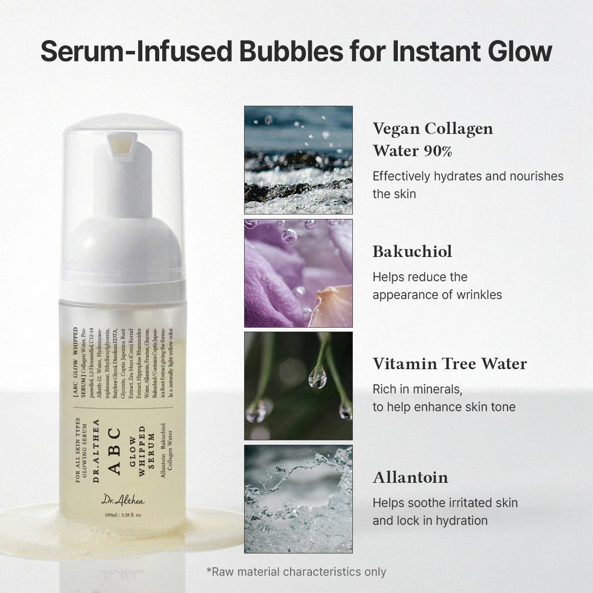 DR. ALTHEA ABC Glow Whipped Serum – skaistinantis ir drėkinantis veido serumas