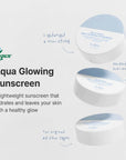 DR.ALTHEA Aqua Glowing Sunscreen SPF50+ – drėkinantis apsauginis kremas nuo saulės