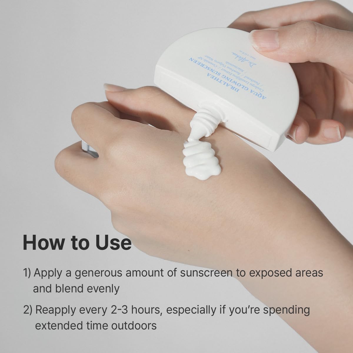 DR.ALTHEA Aqua Glowing Sunscreen SPF50+ – drėkinantis apsauginis kremas nuo saulės