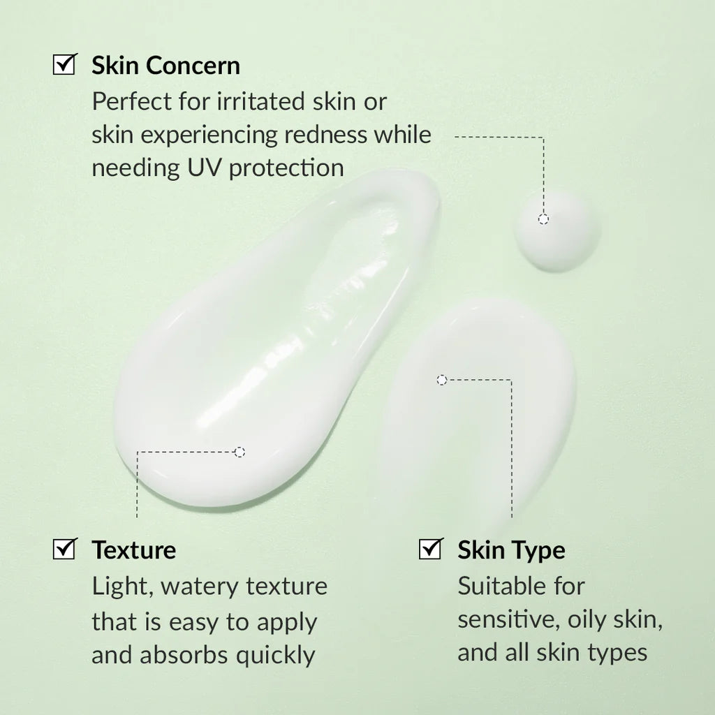 DR.ALTHEA Green Tea Fresh Sunscreen SPF50+ – raminantis apsauginis kremas nuo saulės