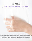DR.ALTHEA Jelly Seal Dewy Mask – maitinanti lakštinė veido kaukė (1 vnt)