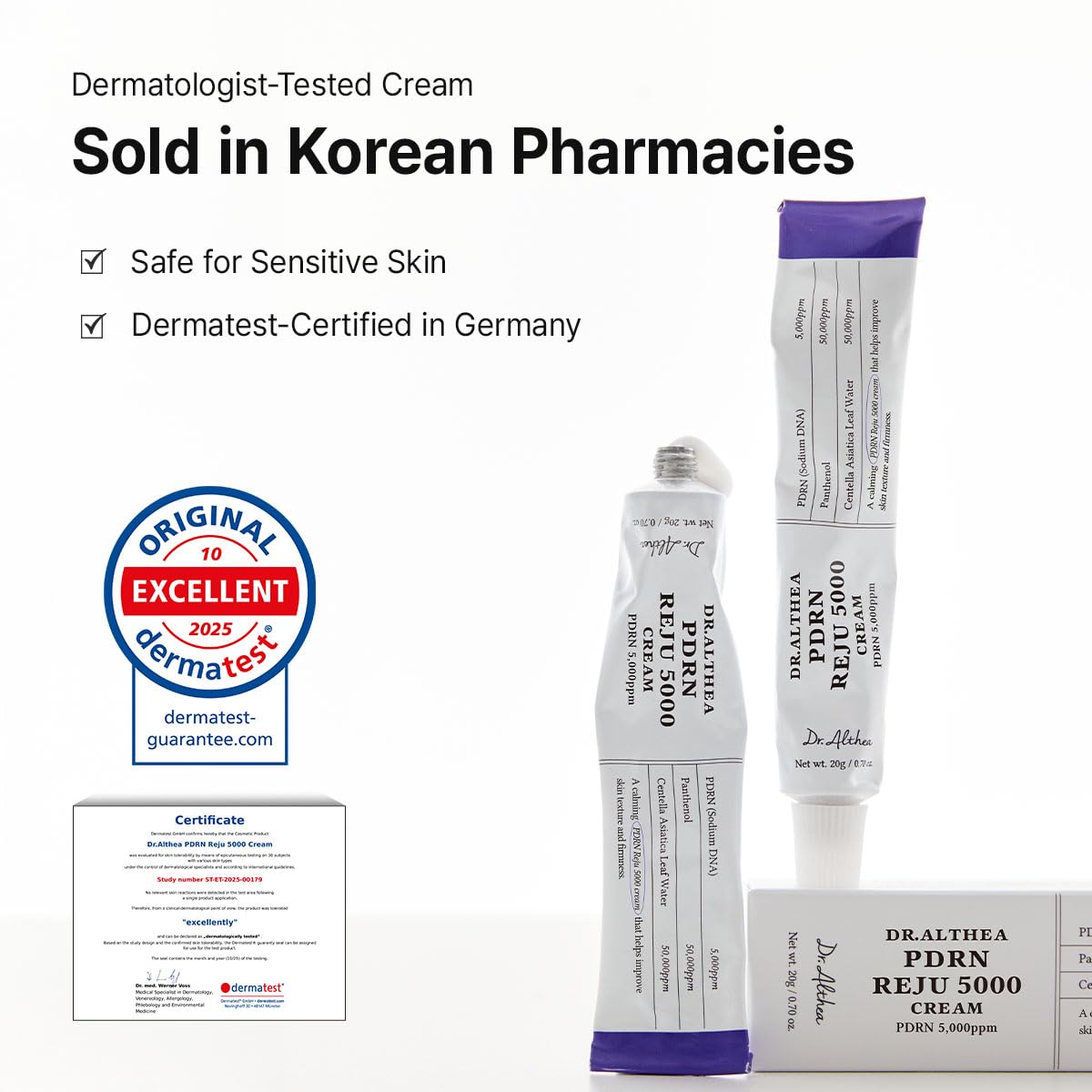 DR.ALTHEA PDRN REJU 5000 Cream – atkuriamasis ir drėkinamasis veido kremas