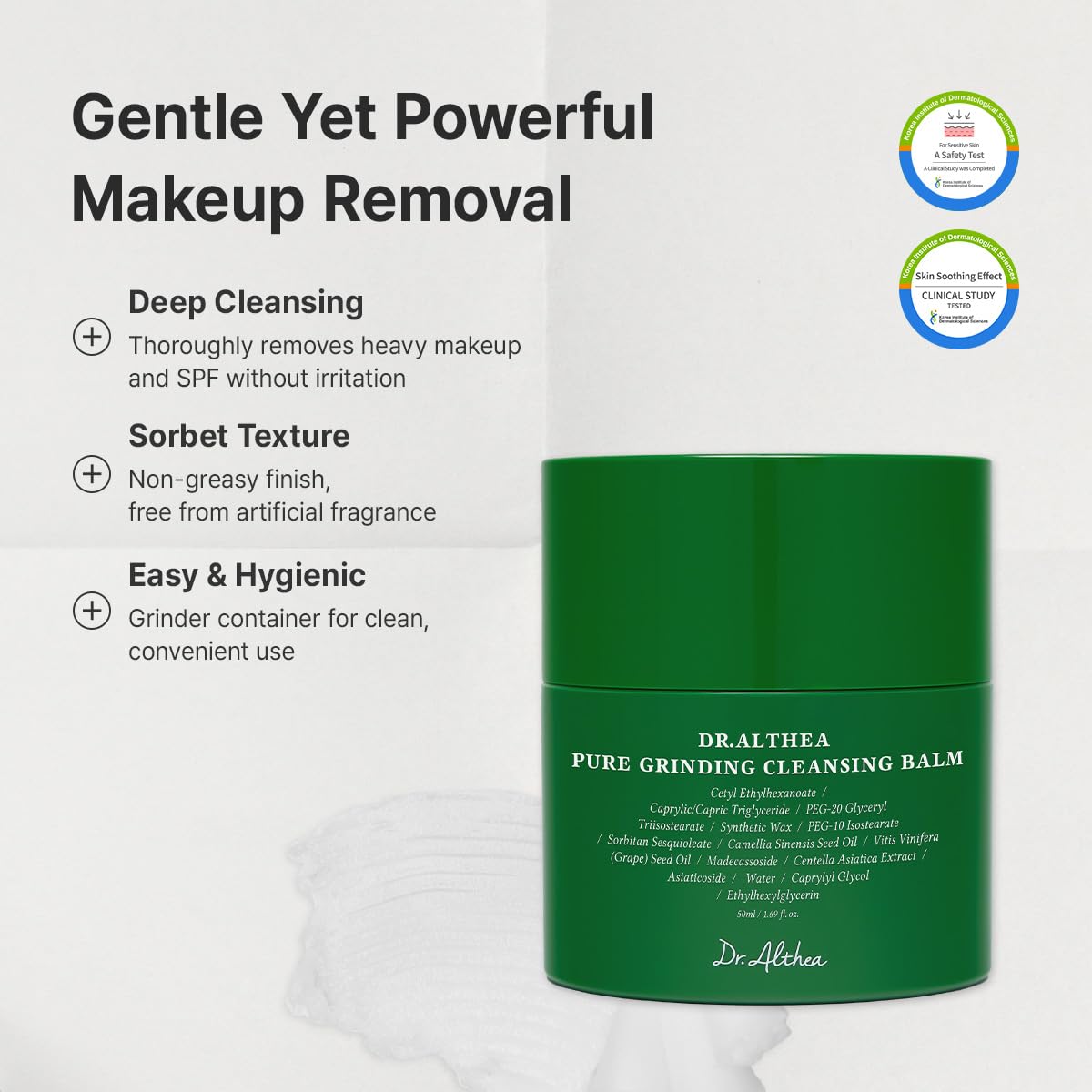 DR.ALTHEA Pure Grinding Cleansing Balm – valomasis veido balzamas