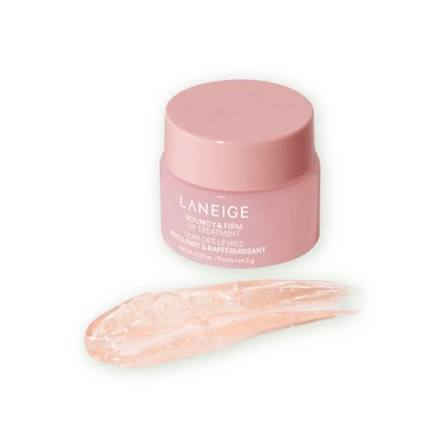 LANEIGE Bouncy &amp; Firm Lip Treatment Mini – stangrinanti ir drėkinanti lūpų priežiūros priemonė
