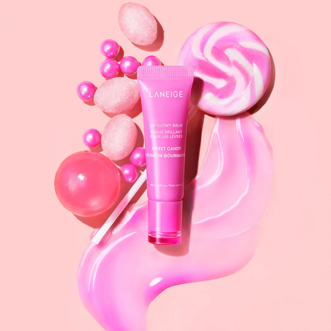 LANEIGE Lip Glowy Balm Sweet Candy – drėkinamasis lūpų balzamas